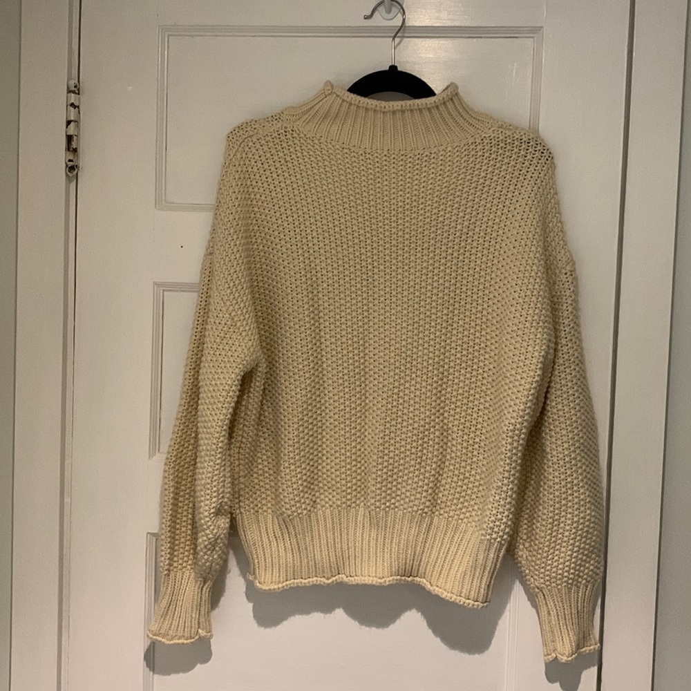 Knit Mock Turtle Sweater
